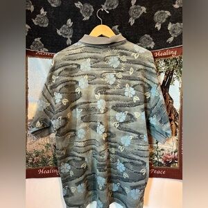 Vintage colorful Tommy bahama polo pure cotton